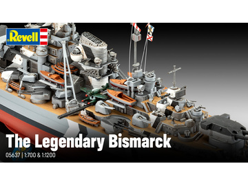 Revell The Legendary Bismarck (1:700 + 1:1200) (giftset) / RVL05637