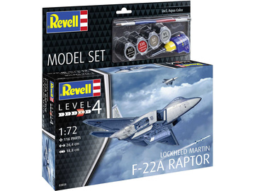 Revell Lockheed Martin F-22A Raptor (1:72) (Set) / RVL63858