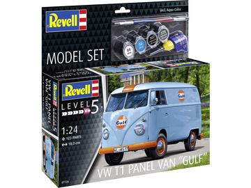 Revell Volswagen T1 Panel Van (Gulf Decoration) (1:24) (set) / RVL67726