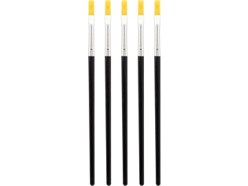 Modelcraft Flat Brushes (Set 5pcs) / SH-PPB1500/S