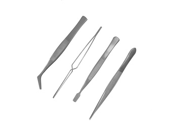 Modelcraft 4 Pce Stainless Steel Tweezers Set / SH-PTW5000