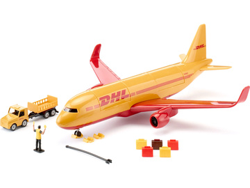 SIKU Super - DHL Cargo aircraft with accessories / SI-1702