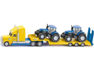 SIKU Super - Tahač s vlekem a 2 traktory New Holland 1:87 / SI-1805