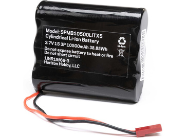 Spektrum 3.7V 1S 10500mAh Li-Ion Transmitter Battery: iXSR / SPMB10500LITX5