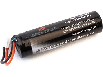 Spektrum 3.7V 2200mAh 1S Li-Ion Transmitter Battery: NX6, NX7e, NX7e+, NX8, NX8+ / SPMB2200LITX1S