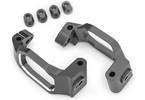 Traxxas Caster blocks, aluminum (gray-anodized), pair