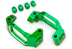 Traxxas Caster blocks, aluminum (green-anodized), pair