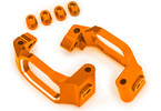 Traxxas Caster blocks, aluminum (orange-anodized), pair