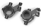 Traxxas Steering blocks, aluminum (gray-anodized), pair