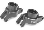 Traxxas Carriers, stub axle (gray-anodized aluminum) (rear) pair