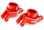 Traxxas Carriers, stub axle (red-anodized aluminum) (rear) pair