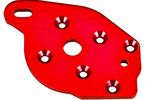 Traxxas Plate, motor, aluminum (red-anodized)