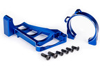 Traxxas Motor mounts (blue-anodized aluminum) (for use with #3461)