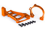 Traxxas Motor mounts (orange-anodized aluminum) (for use with #3461)