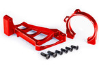 Traxxas Motor mounts (red-anodized aluminum) (for use with #3461)