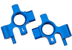 Traxxas Steering blocks, aluminum (blue-anodized)