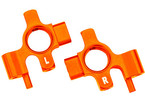 Traxxas Steering blocks, aluminum (orange-anodized)