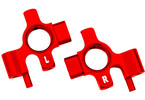 Traxxas Steering blocks, aluminum (red-anodized)