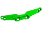 Traxxas Shock tower, rear, aluminum (green-anodized)