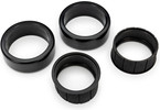 Traxxas Tires, 1.9" Drift (hard) (front) (2)/ rubber inserts (2)