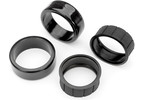 Traxxas Tires 1.9" Drift (2 dots, soft) (front) (2)/ rubber inserts (2)