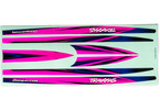 Traxxas Decal set, hull (pink) (for Disruptor)