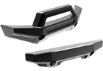 Traxxas Bumper, front (1)/ rear (1) (black chrome)