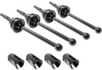 Traxxas Driveshafts, steel constant-velocity (assembled) (4)