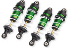 Traxxas Shocks, GTR long, green (assembled with springs) (4)