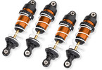 Traxxas Shocks, GTR long, orange (assembled with springs) (4)