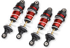 Traxxas Shocks, GTR long, red (assembled with springs) (4)