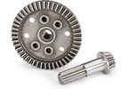 Traxxas Ring gear, differential, 47T/ pinion gear 12T (front)