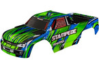 Traxxas Body, Stampede, green (for clipless mounting)