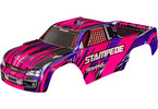 Traxxas Body, Stampede, pink (for clipless mounting)