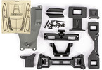 Traxxas Body conversion kit, Rustler (for clipless mounting)