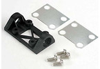 Traxxas Bearing block, front (black)/belt tension shims (front/ middle)