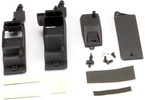 Traxxas Box, receiver & battery (2)/ cover/ foam pad & adhesive/ charge jack plug/ hardware