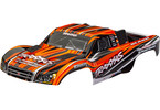 Traxxas Body, Slash, orange (painted) (clipless)