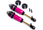 Traxxas Shocks, GTR xx-long pink-anodized, PTFE-coated bodies with TiN shafts (2)