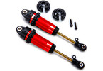 Traxxas Shocks, GTR xx-long red-anodized, PTFE-coated bodies with TiN shafts (2)