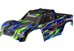 Traxxas Body, X-Maxx, green (painted)