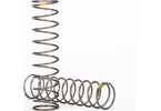 Traxxas Springs, shock (natural finish) (GTS) (0.22 rate, yellow stripe) (2)
