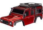 Traxxas Body, Land Rover Defender, complete (red)