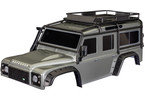 Traxxas Body, Land Rover Defender, complete (silver)