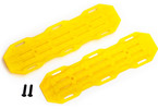 Traxxas Traction boards, yellow/ mounting hardware