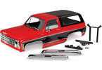 Traxxas Body, Chevrolet Blazer 1979, complete (red) (requires #8072X)