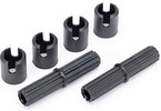 Traxxas Half shafts, center (external splined) (2)