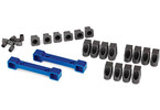 Traxxas Mounts, suspension arms, aluminium, blue-anodized (4) (2)