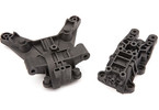 Traxxas Bulkhead, front (upper and lower)