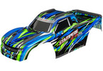 Traxxas Body, Stampede 4X4 VXL, green (clipless)